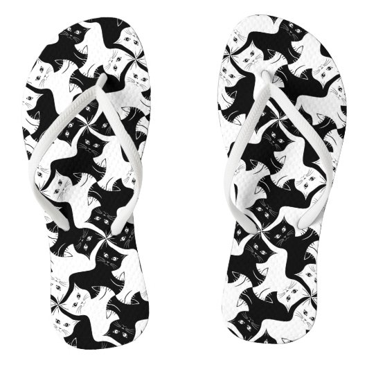 Katzentest Flip Flops Badesandalen (Fußbett)