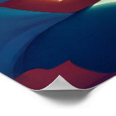 Katzentherapeut Poster (Ecke)