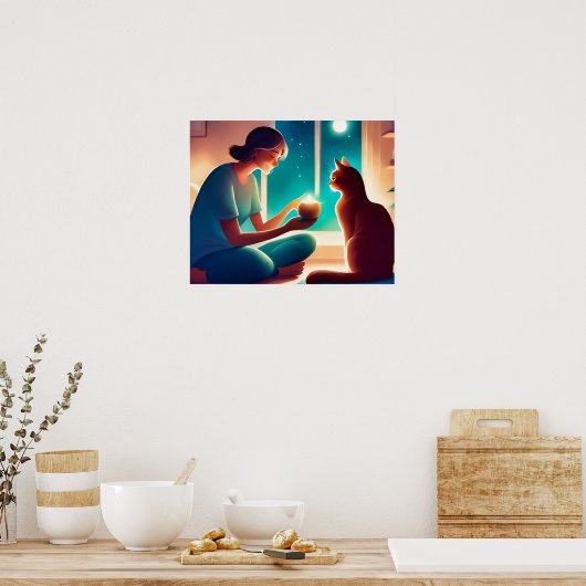 Katzentherapeut Poster (Küche)