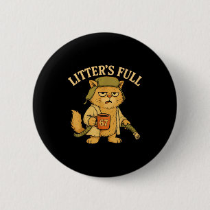 Katzentoilette voll lustig sechs sieben 67 Meme Ka Button