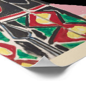 Katzenunterfenster nach dem Matisse-Poster Poster (Ecke)