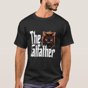 Katzenvater Der Katzenvater Böser Schwarzer Katzen T-Shirt