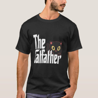 Katzenvater Der Katzenvater Süße schwarze Katzen V T-Shirt