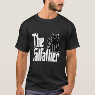 Katzenvater Der Katzenvater Süße schwarze Katzen V T-Shirt