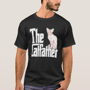 Katzenvater Der Katzenvater Süße Sphynx-Katze Vate T-Shirt