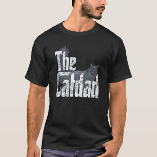 Katzenvater Der Katzenvater Verrückter Katzenvater T-Shirt