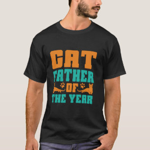 Katzenvater des Jahres Cat Dad T-Shirt