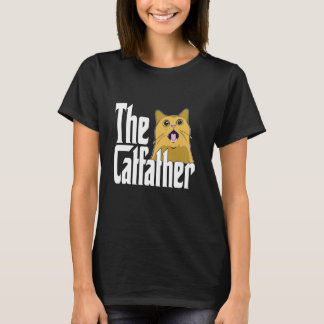 Katzenvater The Catfather Süßes Meme Katzenvater K T-Shirt