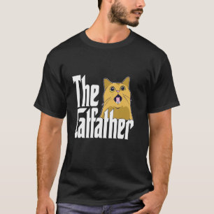 Katzenvater The Catfather Süßes Meme Katzenvater K T-Shirt