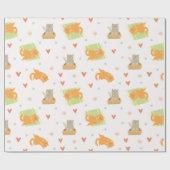Katzenverpackungspapier Geschenkpapier (Flach)