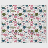 Katzenverpackungspapier Geschenkpapier (Flach)