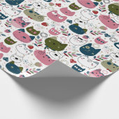 Katzenverpackungspapier Geschenkpapier (Ecke)