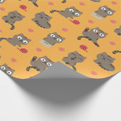 Katzenverpackungspapier Geschenkpapier (Ecke)