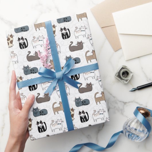 Katzenverpackungspapier, Katzen-Geschenkverpackung Geschenkpapier (Schenken)