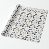 Katzenverpackungspapier, Katzen-Geschenkverpackung Geschenkpapier (Ungerollt)