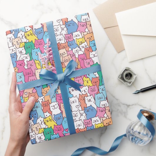 Katzenverpackungspapier, Katzen-Geschenkverpackung Geschenkpapier (Schenken)