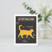 Katzenverschlüsselungsleitfaden Postkarte (Stehend Vorderseite)