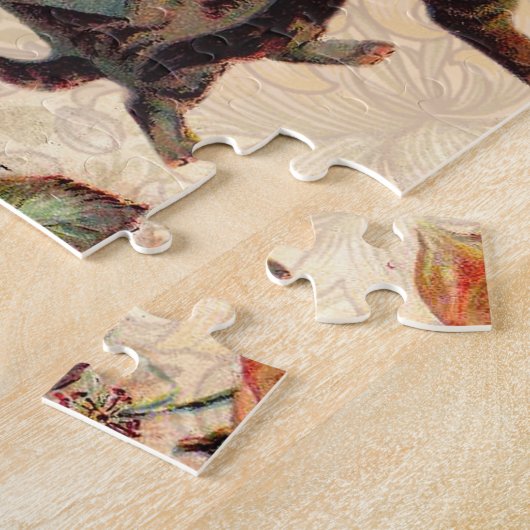 KatzenVintage Hübsche antike Kätzchen Puzzle (Seite)