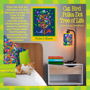 Katzenvogelbaum Personalisiert Poster