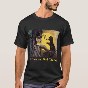 Katzenwarnung Halloween Shirt der Männer