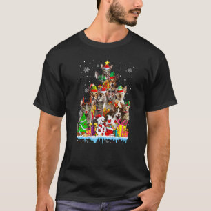 Katzenweihnachten Orientalische Katze Weihnachtsba T-Shirt