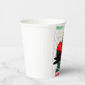 KatzenWeihnachtsgeschenke, personalisierter Name Pappbecher (Rechts)