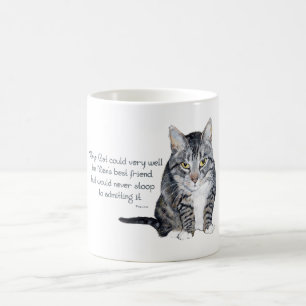Katzenweisheit - und Freundschaft Kaffeetasse