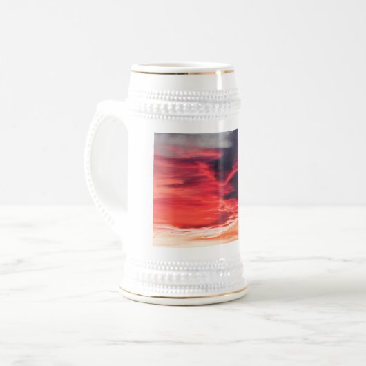 Katzenwelle Bierglas (Vorderseite Links)