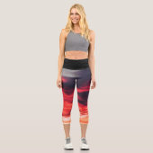 Katzenwelle Capri Leggings (Vorderseite)