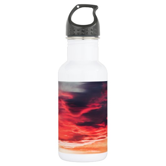Katzenwelle Edelstahlflasche (Vorderseite)