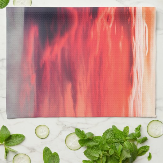 Katzenwelle Geschirrtuch (Gefaltet)