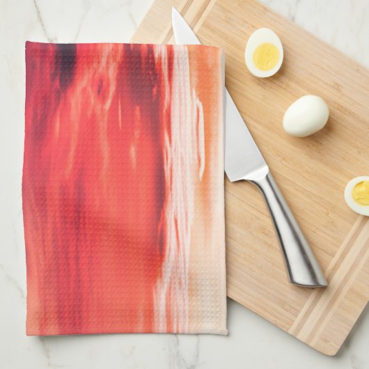 Katzenwelle Geschirrtuch (Viertel Falte)