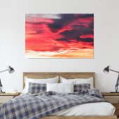 Katzenwelle Leinwanddruck (Insitu (Schlafzimmer))