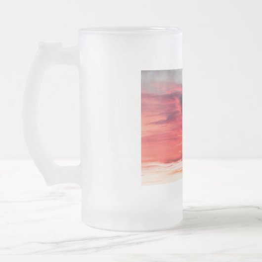 Katzenwelle Mattglas Bierglas (Links)