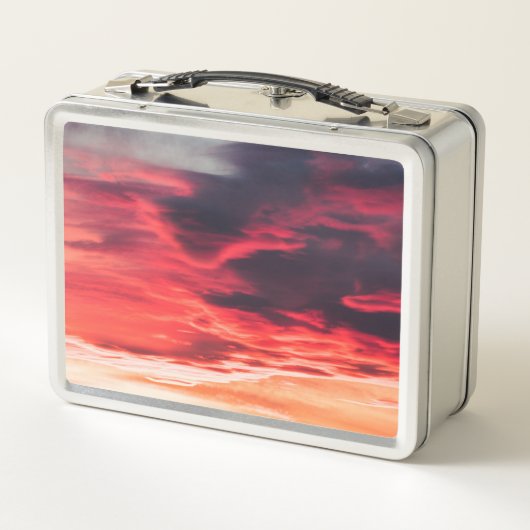 Katzenwelle Metall Brotdose (Rückseite)