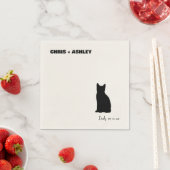 Katzenwelse Kätzchen Cocktail Napkin für Hochzeit Serviette (Beispiel)