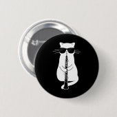 Katzenwelse Oboe spielen Button (Vorne & Hinten)