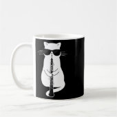 Katzenwelse Oboe spielen Kaffeetasse (Links)