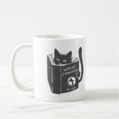 Katzenweltbeherrschung für Katzen - Farbe wählen Kaffeetasse (Links)