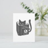 Katzenweltbeherrschung für Katzen - Farbe wählen Postkarte (Stehend Vorderseite)