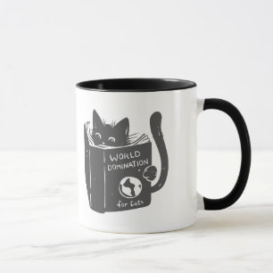 Katzenweltbeherrschung für Katzen - Farbe wählen Tasse