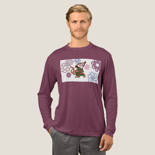 Katzenwinter Tri-Blend shirt (Volle Vorderseite)