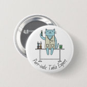 Katzenwissenschaftler, Chemiekatzen, Wissenschaftl Button (Vorne & Hinten)