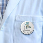 Katzenwissenschaftler, Chemiekatzen, Wissenschaftl Button
