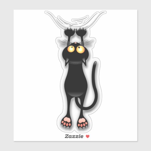 Katzenwitterungsstoff Aufkleber (Blatt)