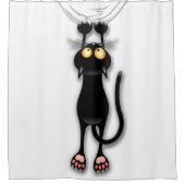 Katzenwitterungsstoff Duschvorhang (Vorderseite)