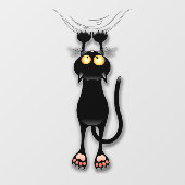 Katzenwitterungsstoff Fensteraufkleber (Blatt)