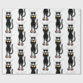 Katzenwitterungsstoff Geschenkpapier (Flach)
