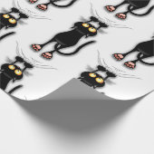 Katzenwitterungsstoff Geschenkpapier (Ecke)