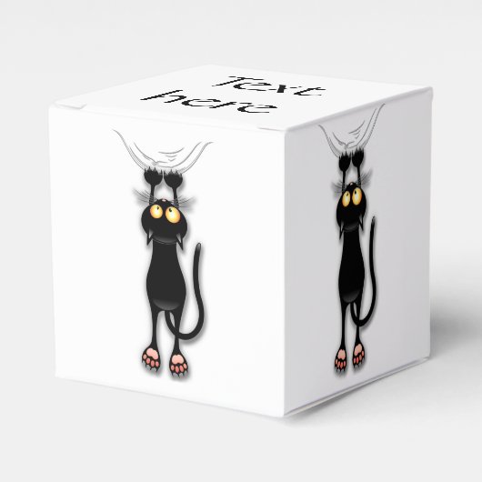 Katzenwitterungsstoff Geschenkschachtel (Vorderseite)